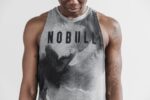 Nobull レディース ハイネックタンクトップ（水彩花柄） グレー - 画像 (2)