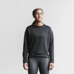 Nobull レディース パフォーマンス クルー スウェットシャツ ブラック
