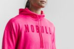 Nobull レディース パーカー (ネオン) ピンク - 画像 (4)