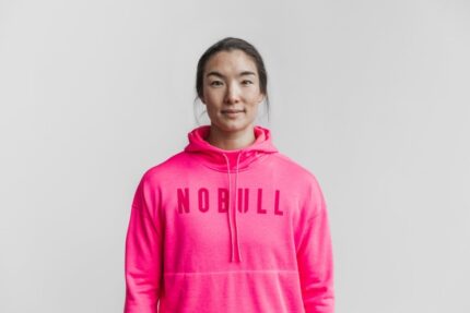 Nobull レディース パーカー (ネオン) ピンク