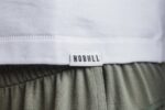 Nobull レディース ヘビーウェイト ノースリーブ クロップ Tシャツ ホワイト - 画像 (3)