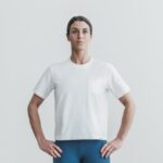 Nobull レディース ヘビーウェイト ポケット ボクシー Tシャツ ホワイト