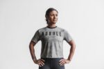 Nobull レディース ボクシー ティー (迷彩) グレー - 画像 (2)