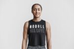 Nobull レディース マッスルタンク (オールラブ) ブラック