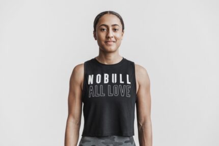 Nobull レディース マッスルタンク (オールラブ) ブラック