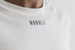 Nobull レディース ライトウェイト テクスチャード ロングスリーブ Tシャツ (迷彩) ホワイト - 画像 (2)