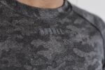 Nobull レディース ライトウェイト テクスチャード ロングスリーブ Tシャツ (カモ) ブラック - 画像 (3)