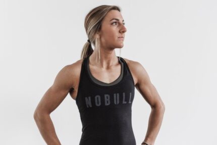 Nobull レディース レーサーバック タンク (クラシックカラー) ブラック