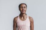Nobull レディース レーサーバック タンク (迷彩) ダスティ