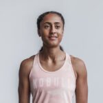 Nobull レディース レーサーバック タンク (迷彩) ダスティ