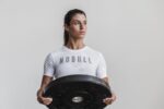 Nobull レディース Tシャツ (カモ) ホワイト - 画像 (3)