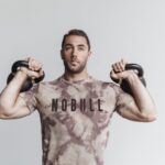 Nobull Men's Tee (タイダイ) Tan & Cafe