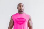 NobullメンズウォダパルーザノースリーブTシャツピンク