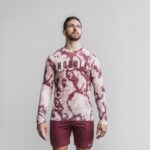 Nobullメンズ長袖Tシャツ（タイダイ）ダスティ