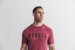NobullメンズTシャツ（定番カラー）ワイン
