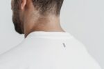 NobullメンズVネックTシャツホワイト - 画像 (4)