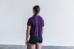 NobullレディースボクシーTシャツパープル - 画像 (2)