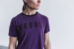 NobullレディースボクシーTシャツパープル