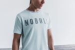 NobullレディースボクシーTシャツブルー
