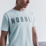 NobullレディースボクシーTシャツブルー