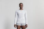 NobullレディースロングスリーブTシャツ（カモ）ホワイトカモ